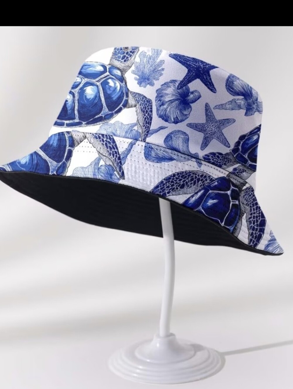 Sea Turtle Shell Beach Decor Bucket Fisherman Hat NEW